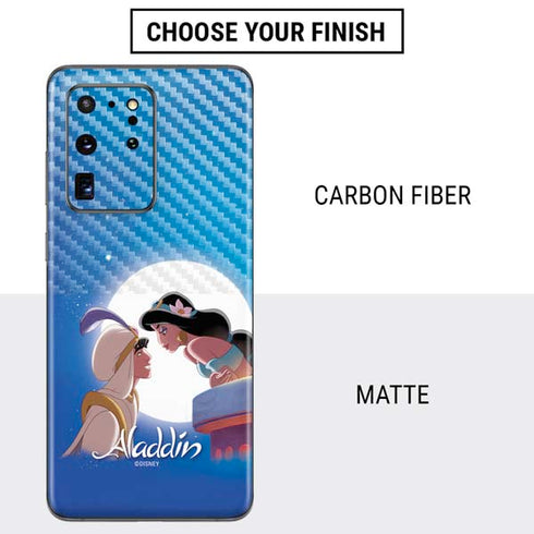 Disney Aladdin and Princess Jasmine Kiss Galaxy S20 Ultra 5G Skin